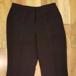 Black lined dress pants